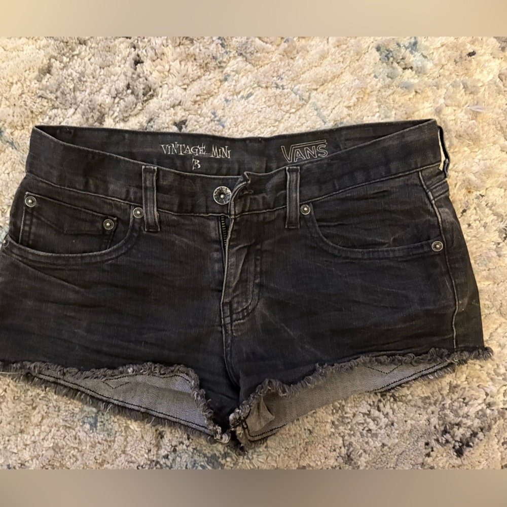 Vans Vintage Mini Cutoff Jean Shorts 9